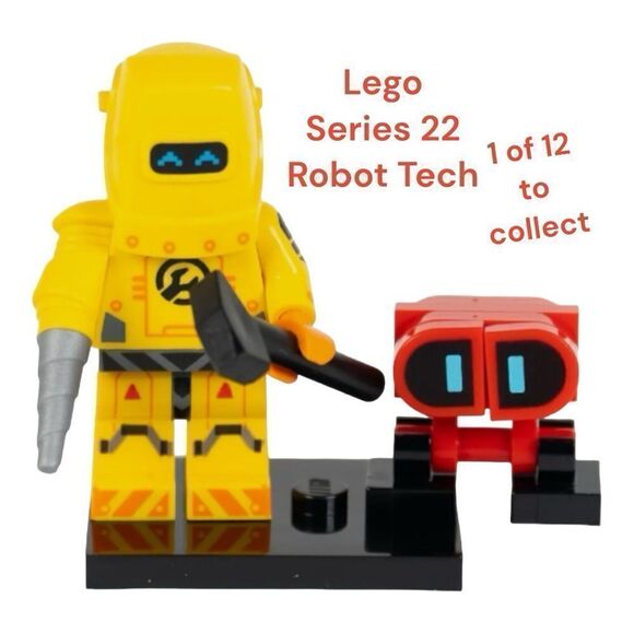 LEGO Series 22 Minifigure (71032) #1 Robot Repair Tech. 1 of 12 to collect - Picture 1 of 8